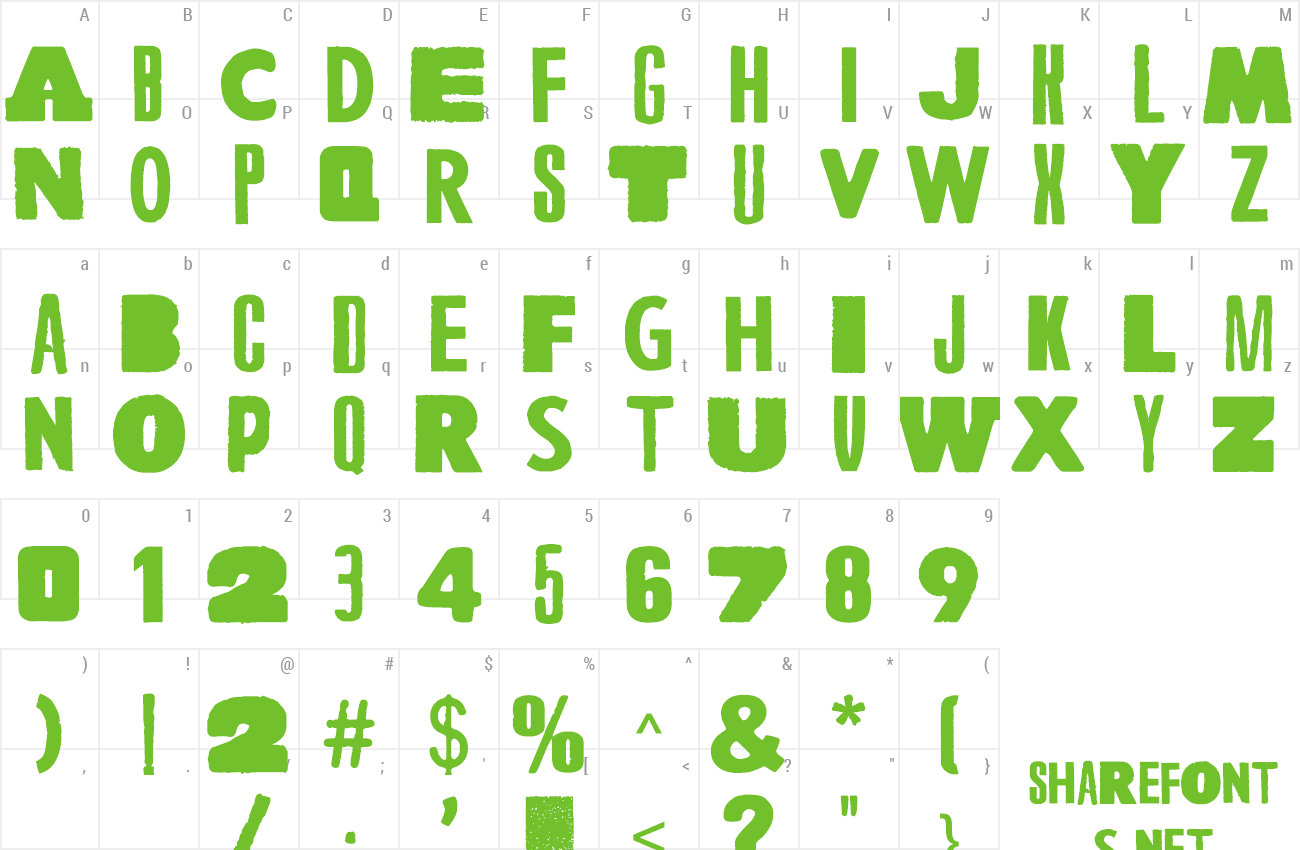 Font A Wolf At The Door preview